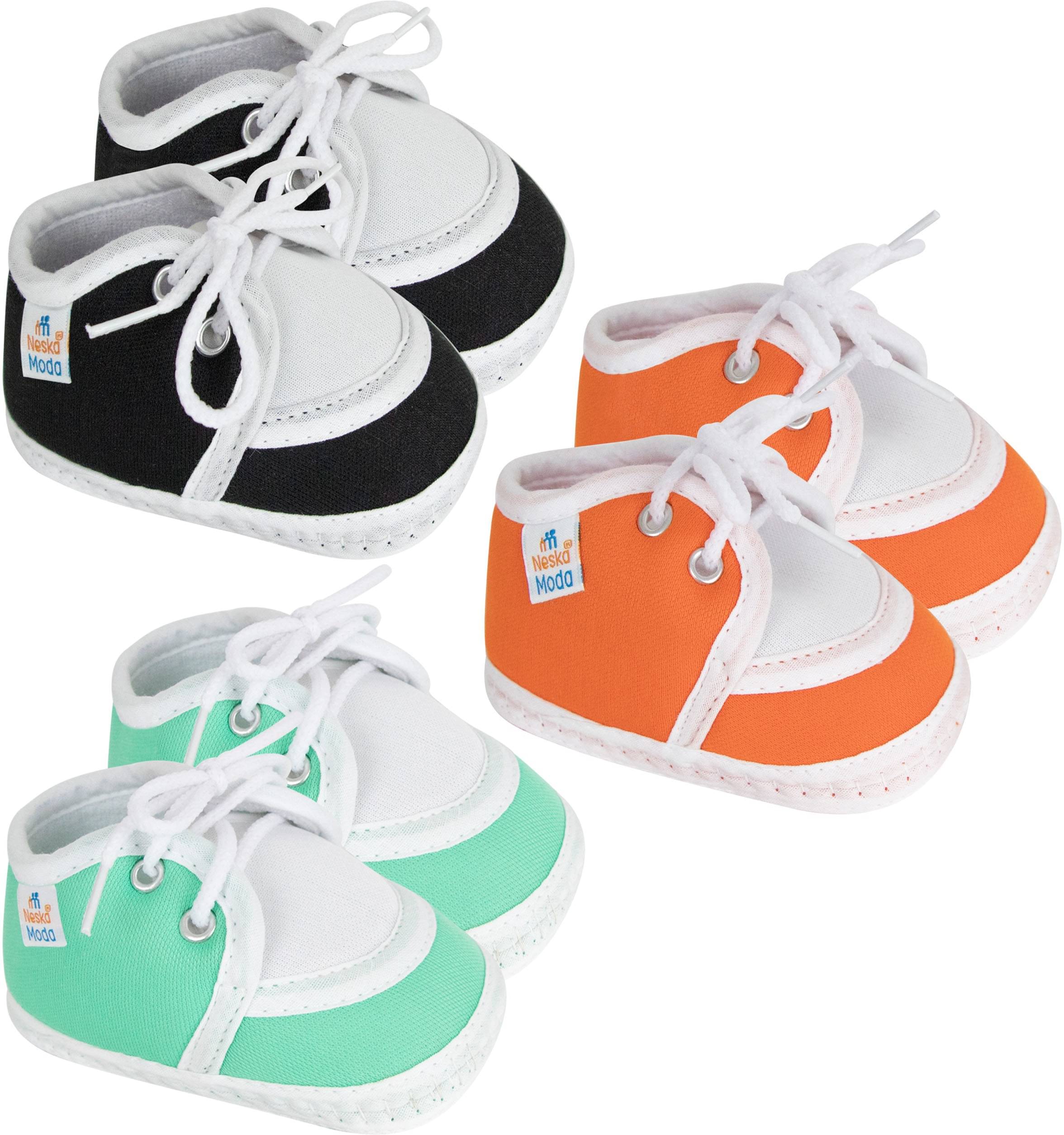     			Neska Moda - MultiColor  Booties For Baby Boy & Baby Girl 6-12 Months ( Pack of 3 )