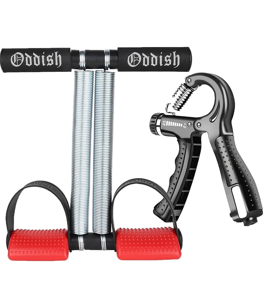 Oddish; Way To Fitness Tummy Trimmer Double Spring With Counter Hand Grip Combo Pack For Men & Women - Ab Exercise Equipement, Abdominal Workout For Home & Gym Use - Stomach, Abs, Belly Exercise - Sports and Fitness Equipment | Buy online on ZillyBuy