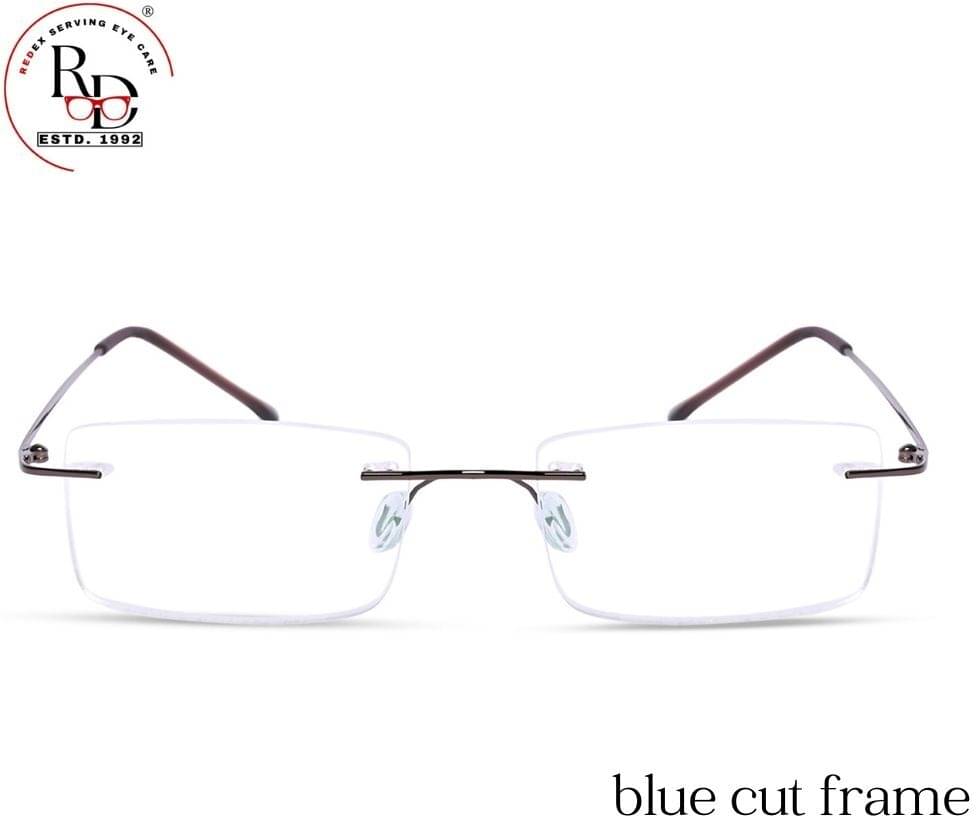 Redex Rectangle Rimless Reading Glasses Redex Rectangle Rimless Reading Glasses