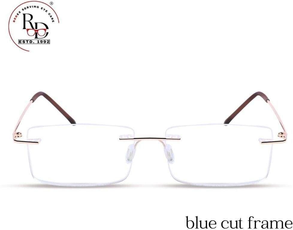 Redex Rectangle Rimless Reading Glasses Redex Rectangle Rimless Reading Glasses