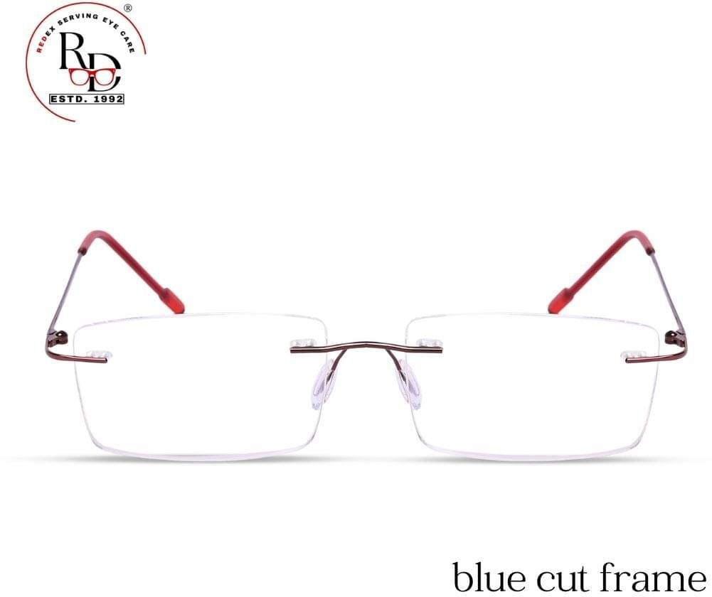 Redex Rectangle Rimless Reading Glasses Redex Rectangle Rimless Reading Glasses