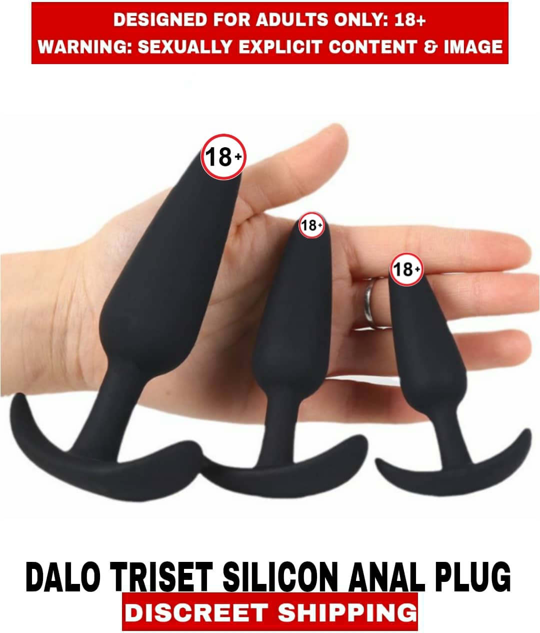 Sexual Wellness Anal Plug Dalo Triset Products Prostate Anal Silicon Plug For Unisex
