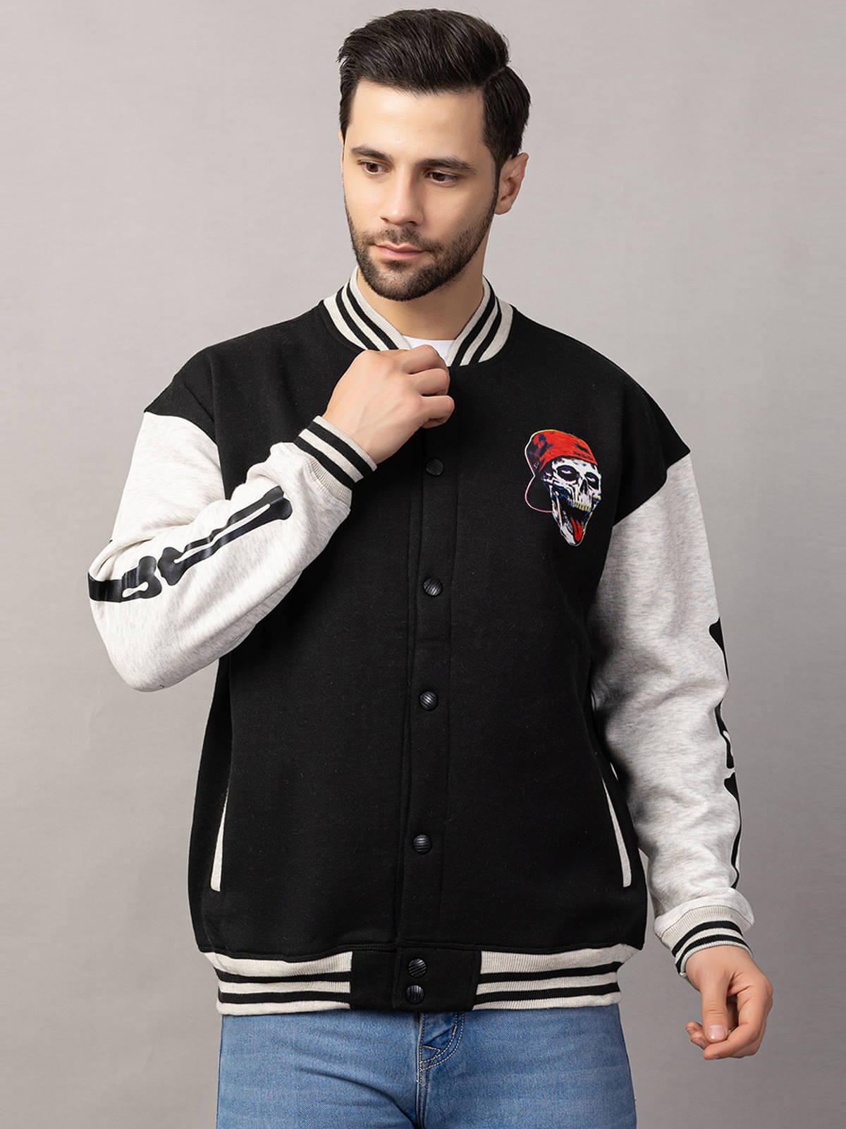 The Emperor Cotton Blend Men's Casual Jacket - Black ( Pack of 1 ) The Emperor Cotton Blend Men's Casual Jacket - Black ( Pack of 1 )