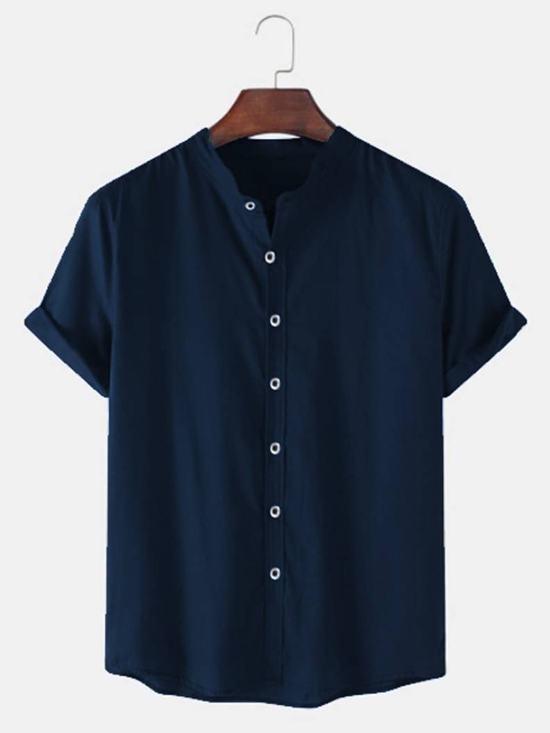    			Try This Cotton Blend Regular Fit Solids Half Sleeves Men's Casual Shirt - Green ( Pack of 1 )
