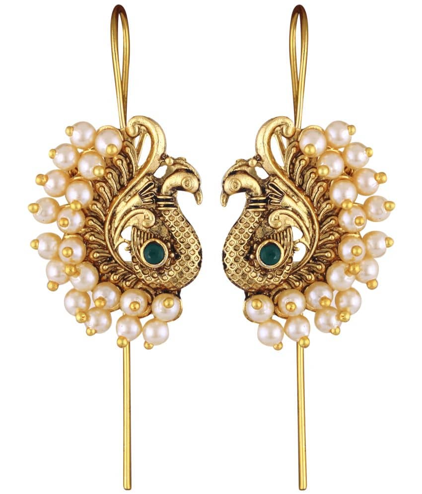 Vighnaharta Green EarCuff Earrings ( Pack of 1 ) - Earrings | Buy online on ZillyBuy