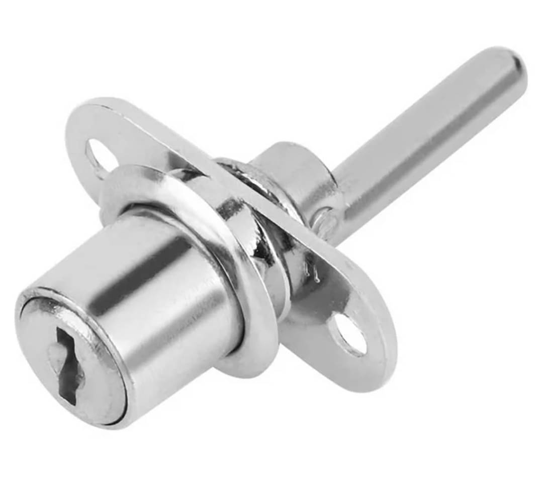     			Adison push lock pack of 2 stainless steel for wardrobes and drawer heavy duty lock with keys