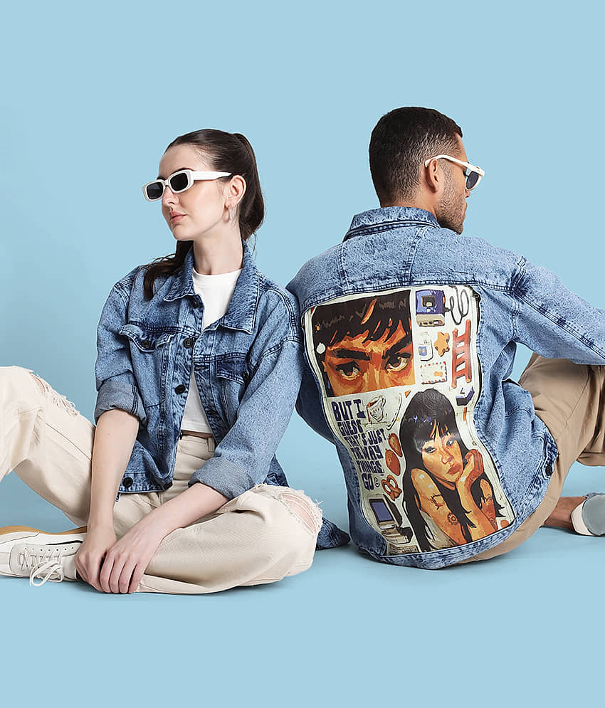 Bene Kleed Cotton Men's Denim Jacket - Blue ( Pack of 1 ) - Jackets & Coats | Buy online on ZillyBuy