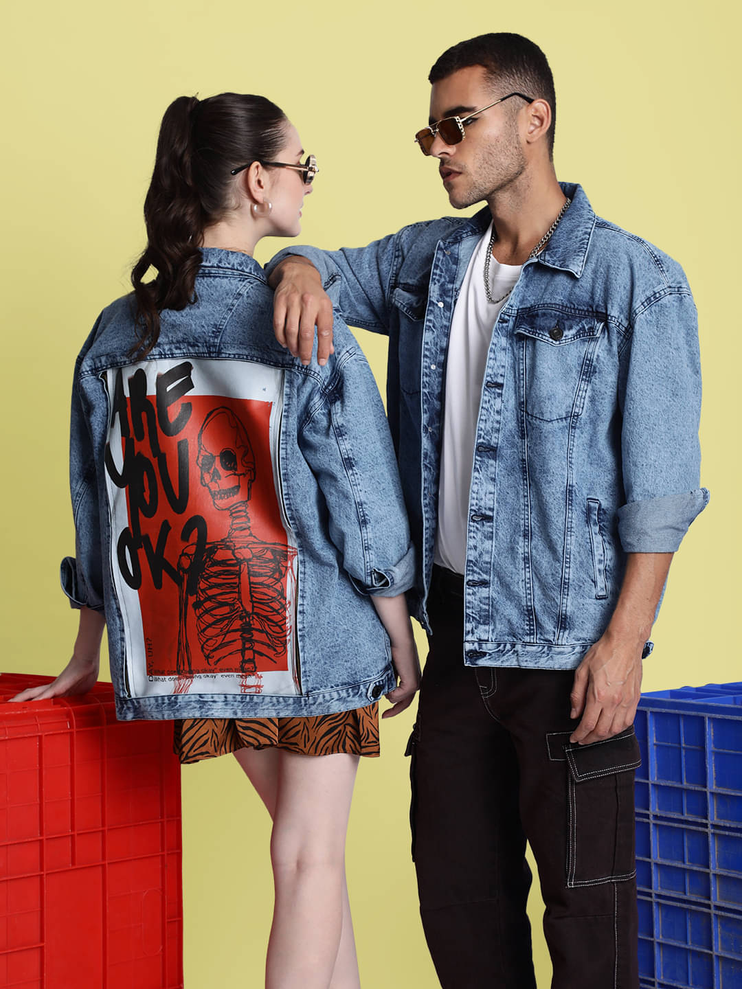     			Bene Kleed Cotton Men's Denim Jacket - Blue ( Pack of 1 )
