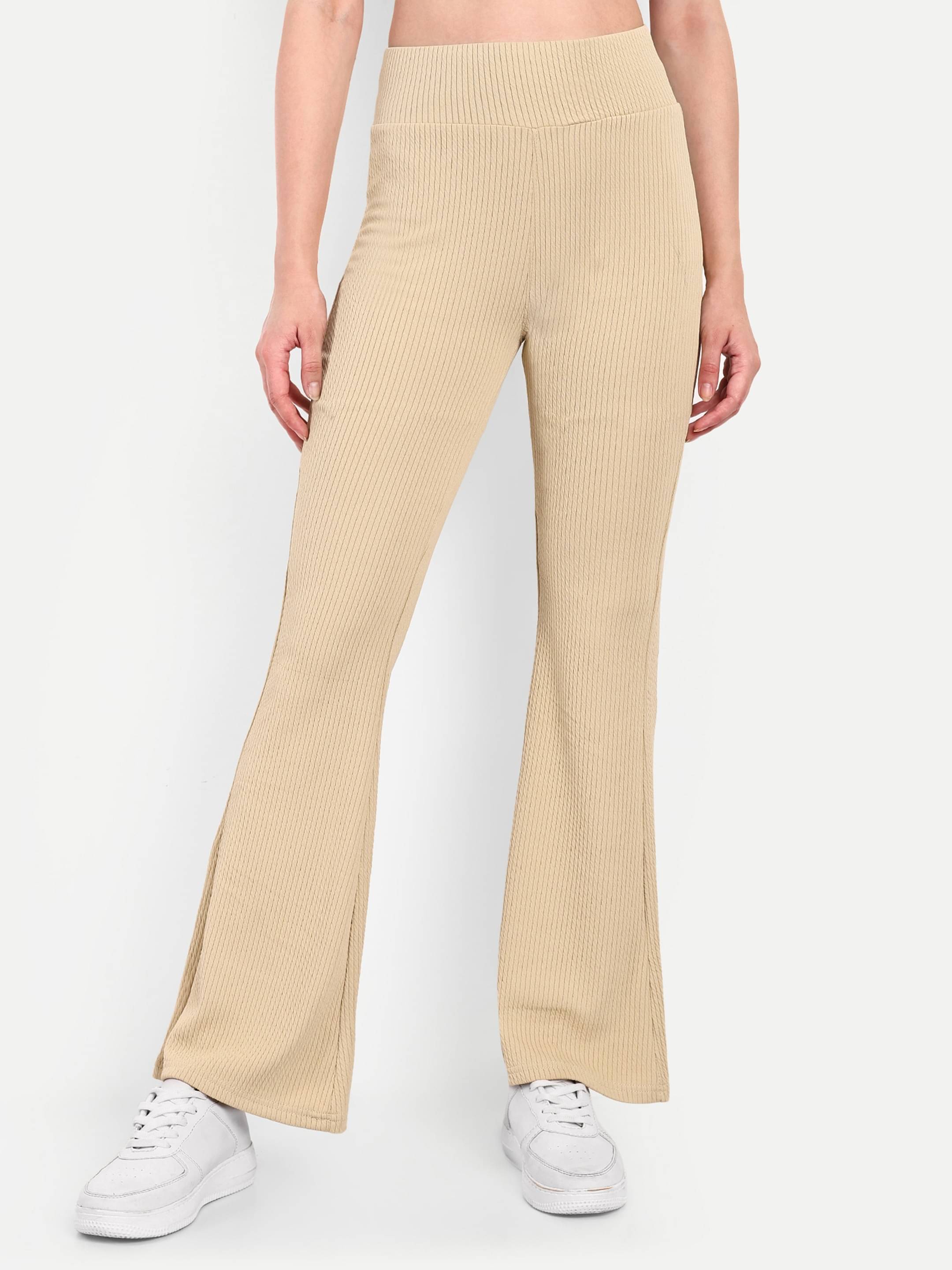     			Broadstar Pack of 1 Lycra Bootcut Women's Bootcut Pants ( Cream )
