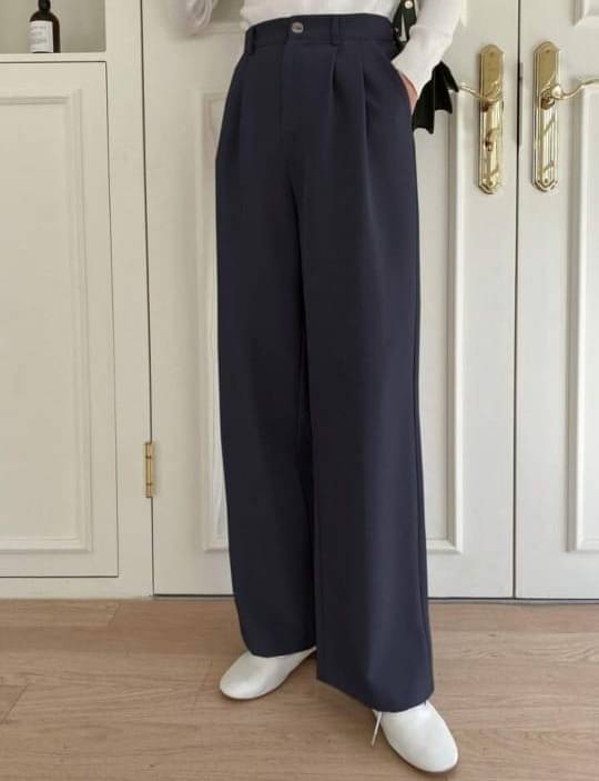     			Broadstar Pack of 1 Polyester Straight Women's Casual Pants ( Black )