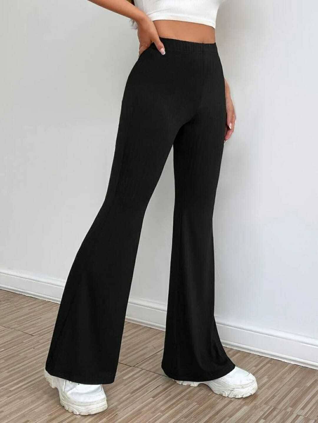     			Broadstar Pack of 1 Polyester Bootcut Women's Bootcut Pants ( Black )