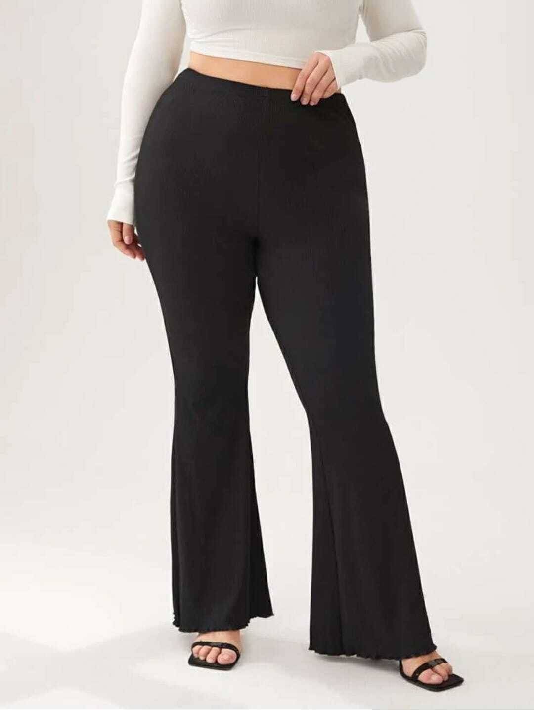     			Broadstar Pack of 1 Polyester Bootcut Women's Bootcut Pants ( Black )
