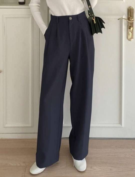     			Broadstar Pack of 1 Polyester Straight Women's Casual Pants ( Black )