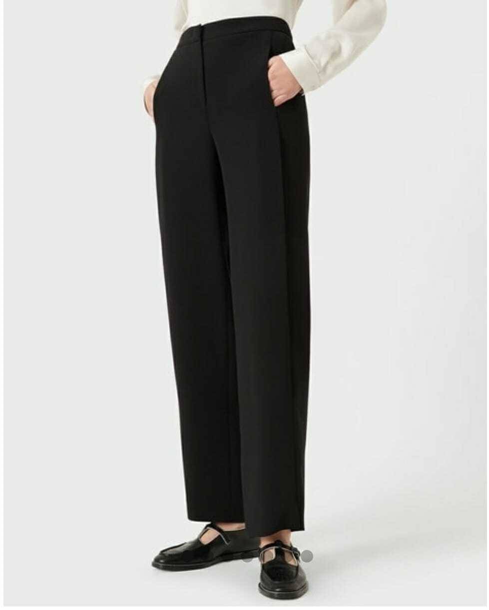     			Broadstar Pack of 1 Polyester Straight Women's Casual Pants ( Black )