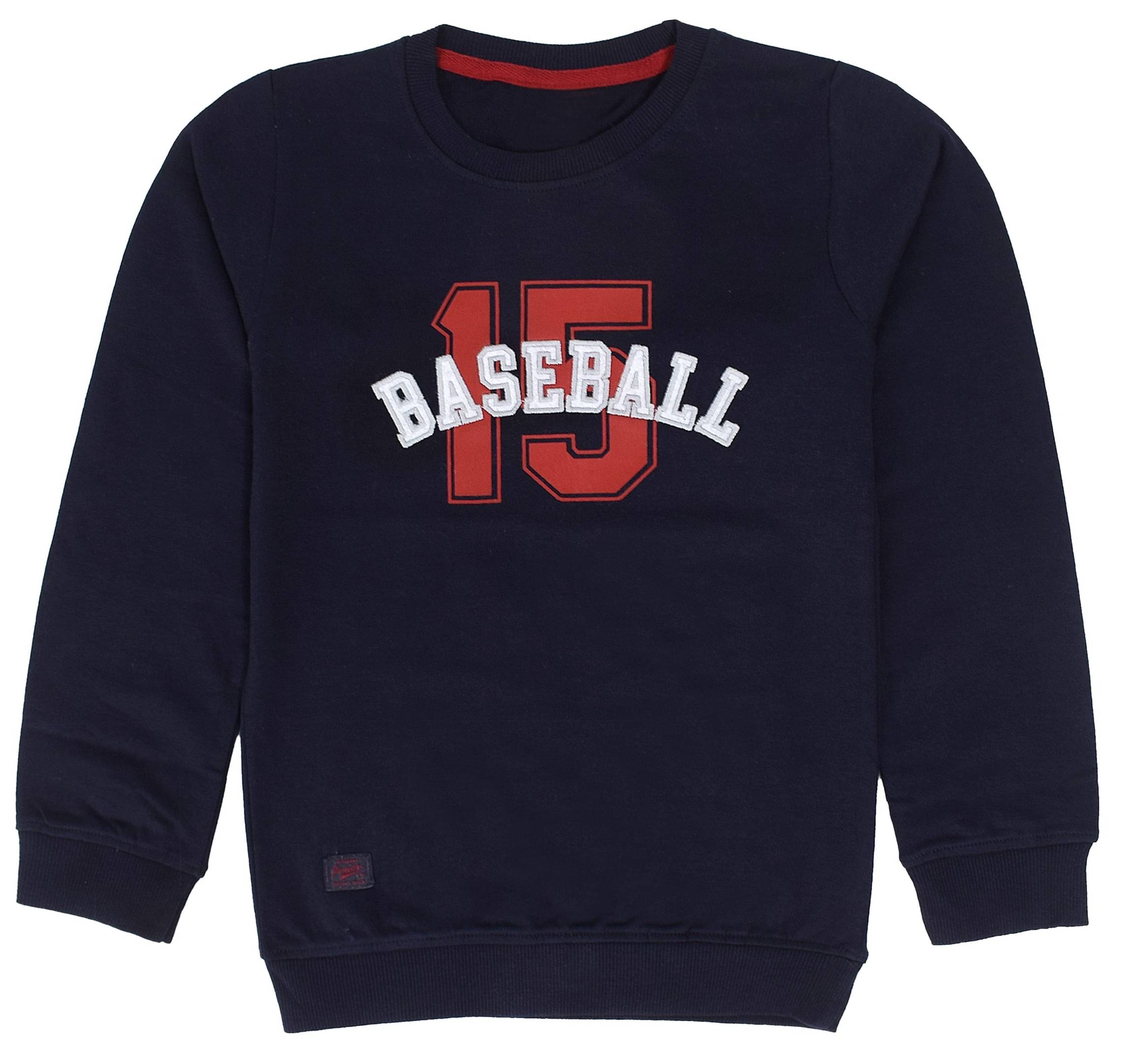     			COLOR HUNT Pack of 1 Boys Cotton Sweatshirt ( Navy )