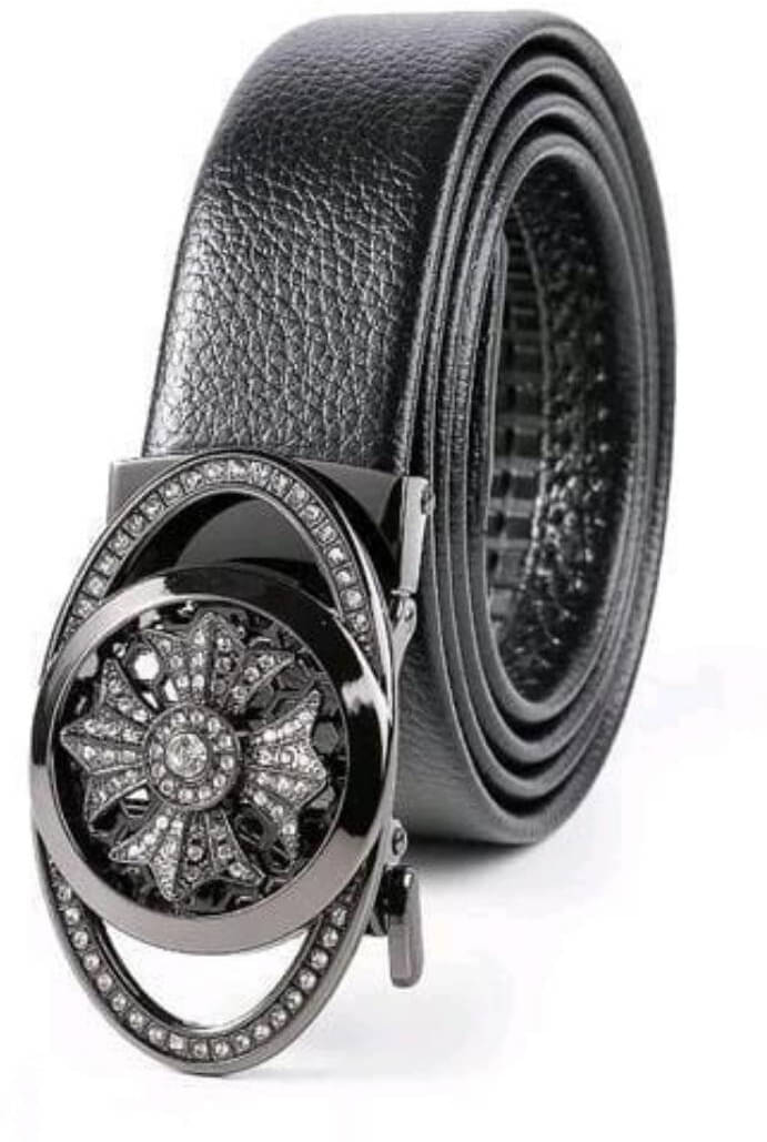 Classic World - Black Synthetic Men's Casual Belt ( Pack of 1 ) Classic World - Black Synthetic Men's Casual Belt ( Pack of 1 )