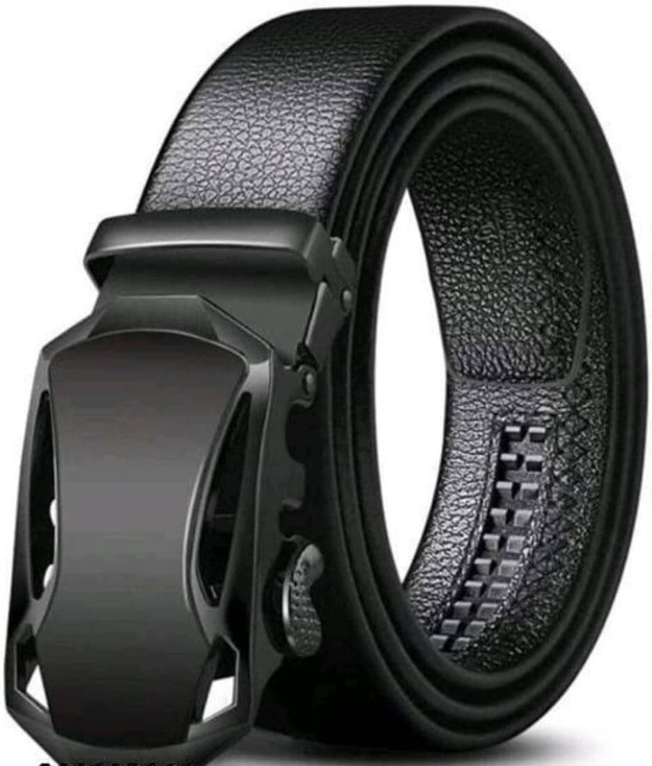 Classic World - Black Synthetic Men's Formal Belt ( Pack of 1 )