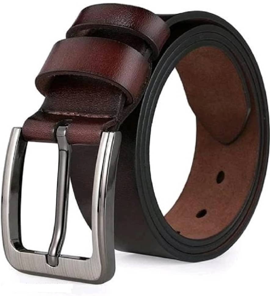 Classic World - Brown PU Men's Formal Belt ( Pack of 1 )