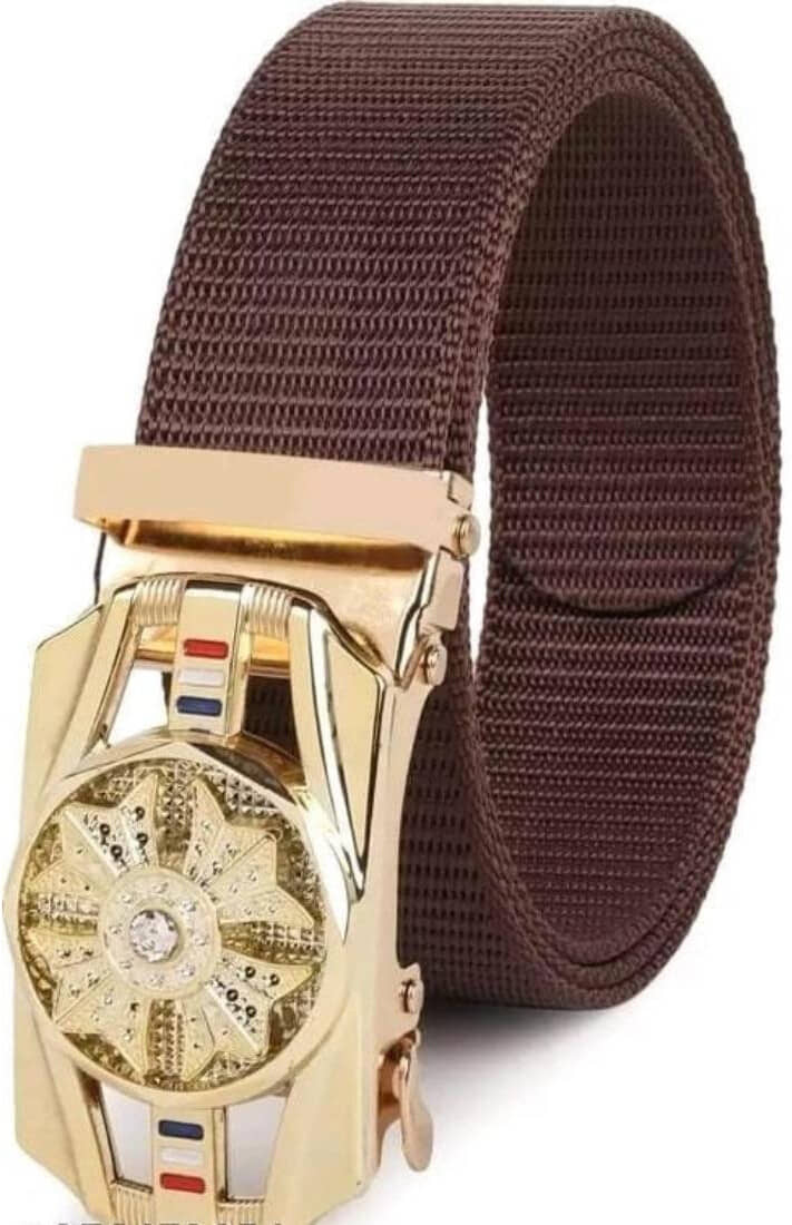 Classic World - Brown Synthetic Men's Casual Belt ( Pack of 1 )