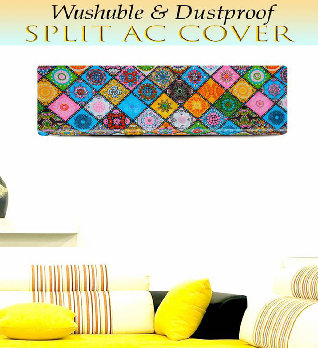 Crosmo Single Cotton Multi AC Cover for Split AC