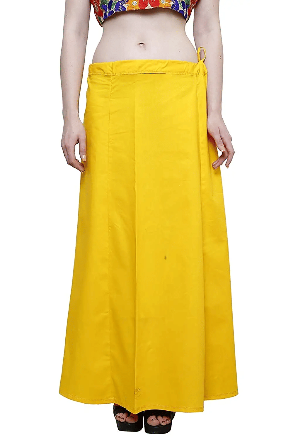     			D1 DIFFERENT ONE Yellow Cotton Petticoat - Single