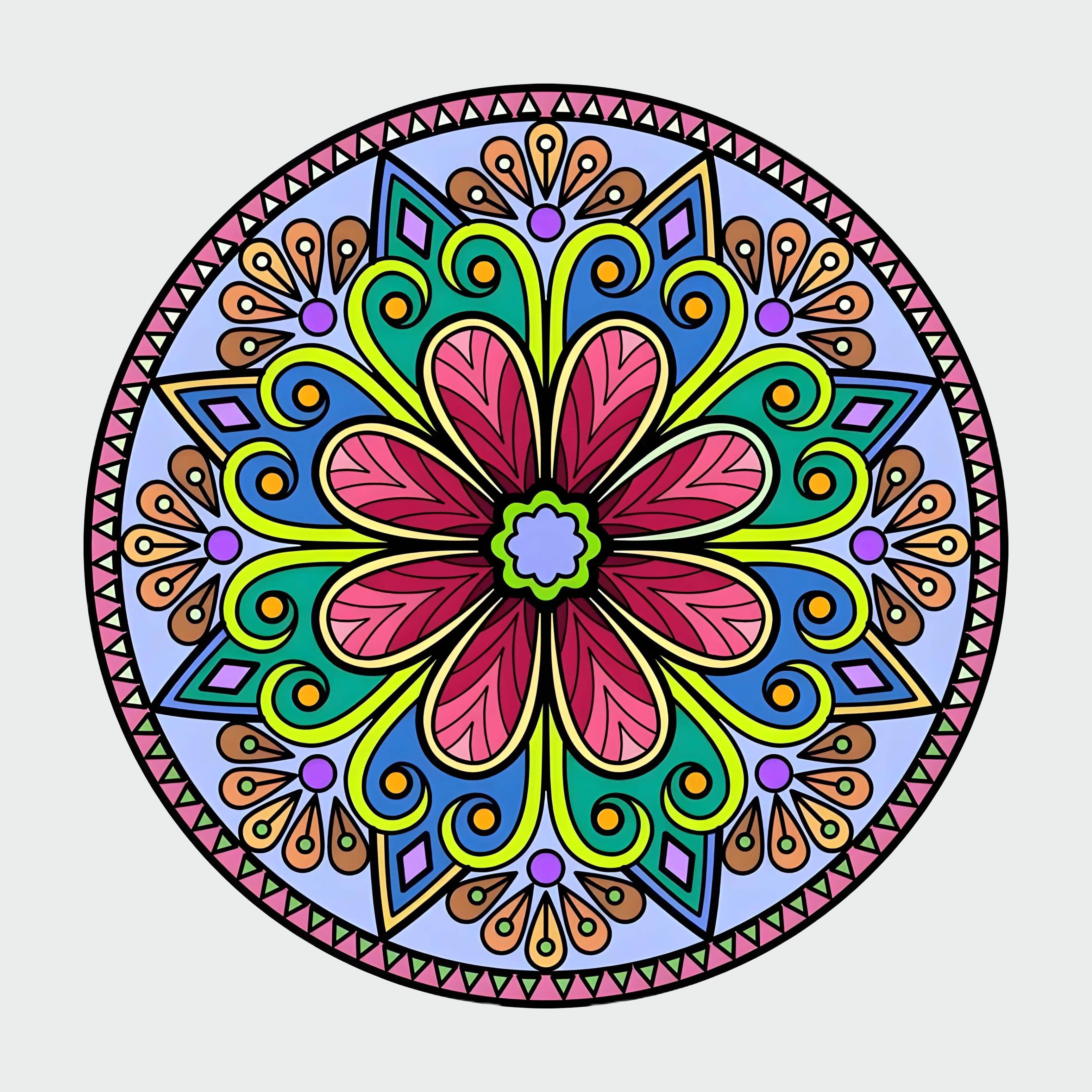 Decor Villa Floor Sticker Festival & Ocassion ( 40 x 40 cms )