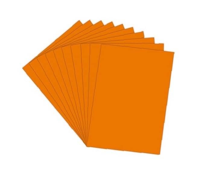     			Eclet A3 Color Paper 100 Sheets (ORANGE) Premium Colour 180 GSM Pack for Copy Printing, DIY Art & Craft, Projects, Decoration, Other Office Printing. A3 Pack of 100 Sheet