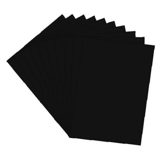     			Eclet A3 Color Paper 60 Sheets (BLACK ) Premium Colour 180 GSM Pack for Copy Printing, DIY Art & Craft, Projects, Decoration, Other Office Printing.