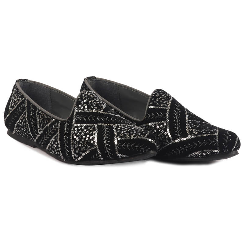     			Fausto Black Men's Mojaris