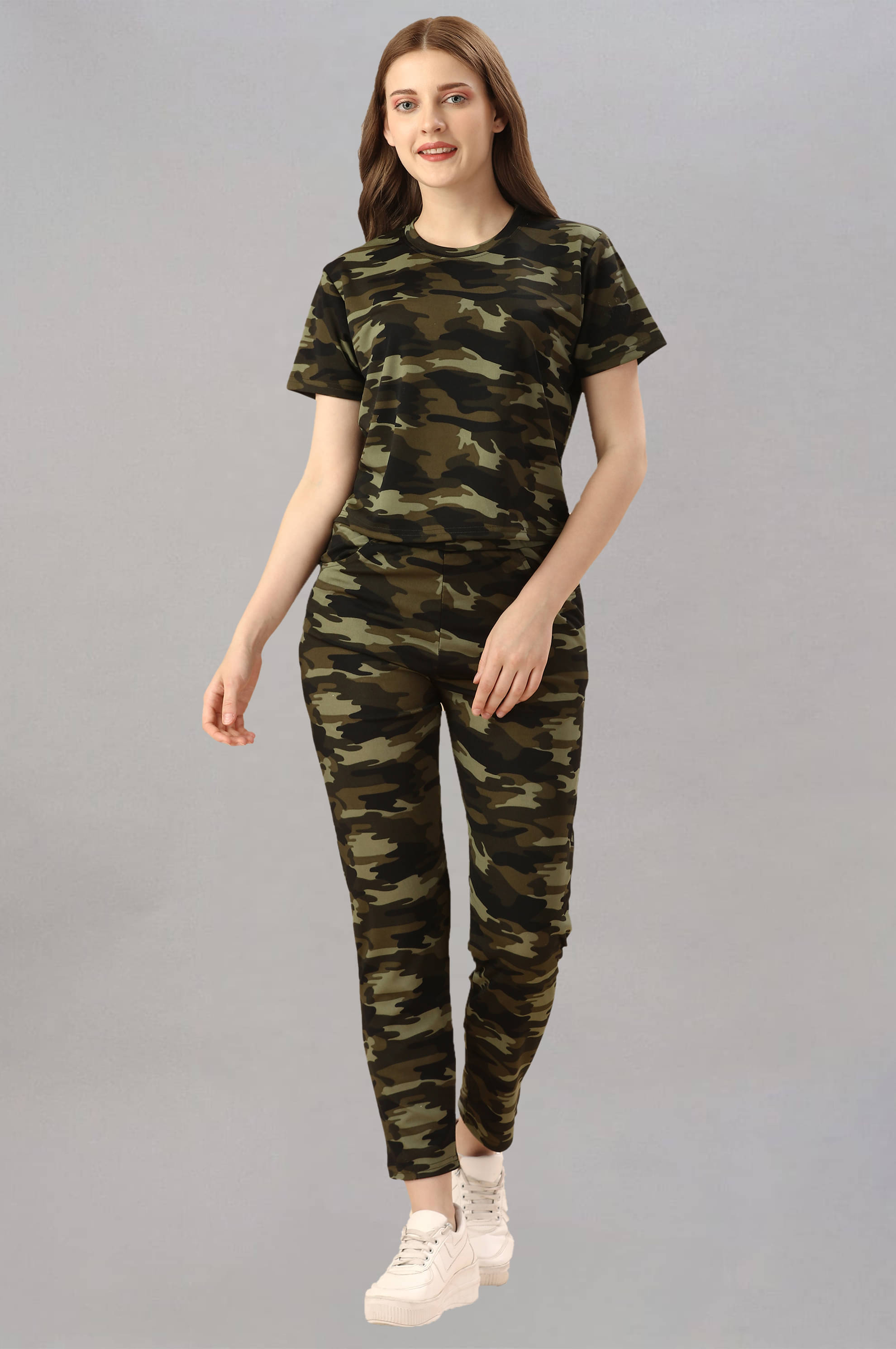     			INFRIM Multi Color Cotton Blend Printed Tracksuit - Pack of 1