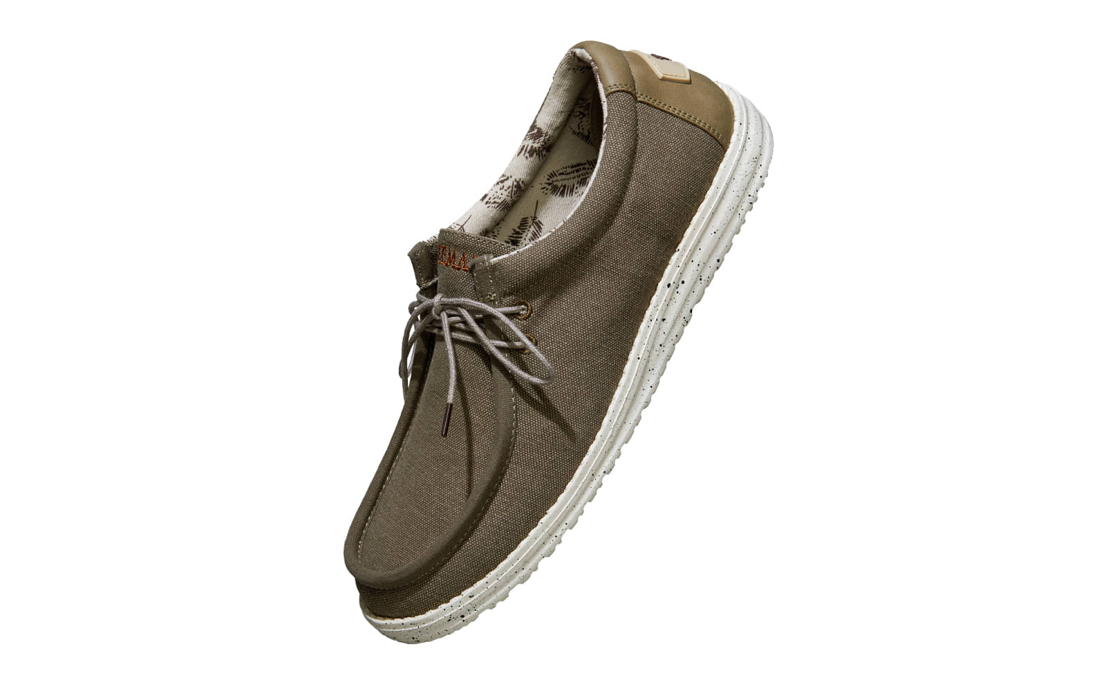     			Neeman's Canvas Wanderers Sneakers Khaki Men's Sneakers