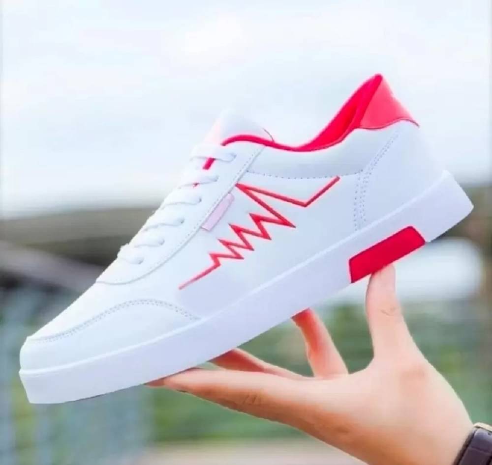     			PM Traders Sneakers For Men Red Men's Sneakers