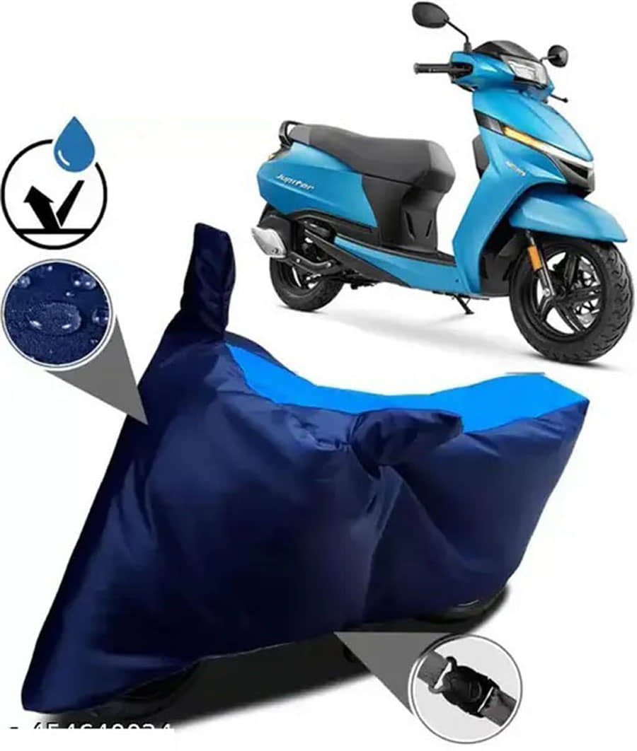 RONISH Bike Body Cover for TVS Jupiter ( Pack of 1 ) , Blue