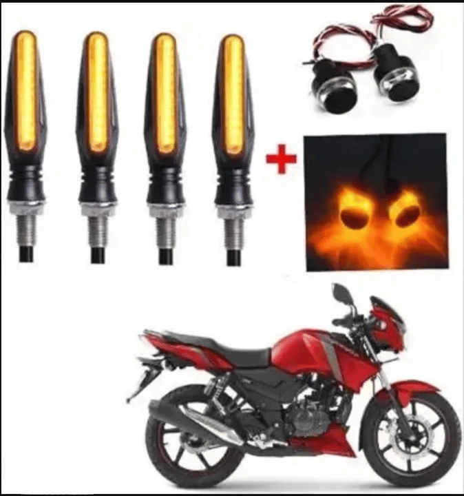 AUTOEXO Rear Bike Indicator For Two Wheelers