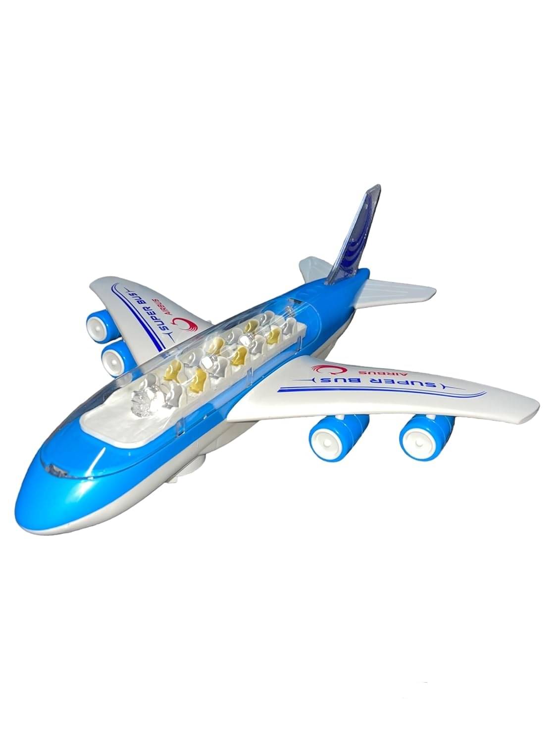    			Air Plane Bus Toy Lights & Sound Boys/Girls, Battery Operated Plane with Universal Wheel (Doesn't Fly)