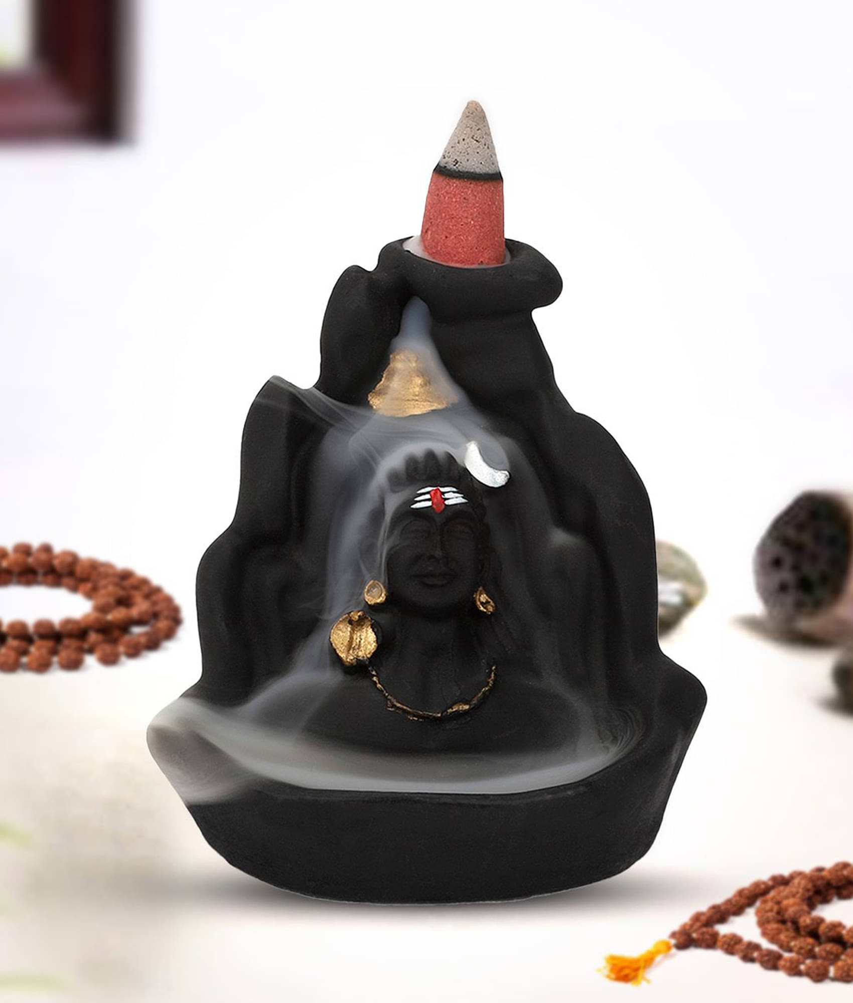     			Arpita Crafts Smoke Backflow Showpiece 10 cm - Pack of 1
