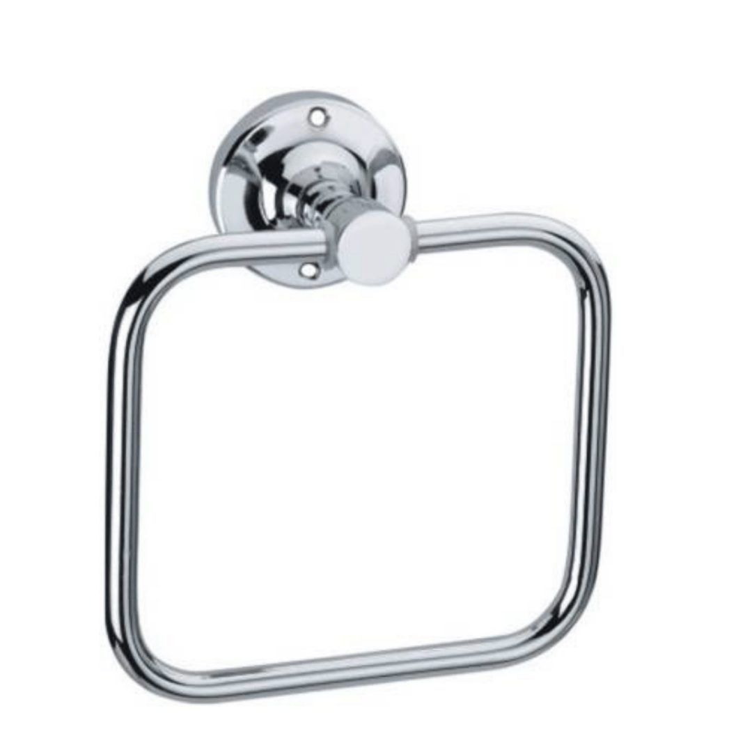 BATHONIX - Towel Hanger Steel Square - 1Pcs