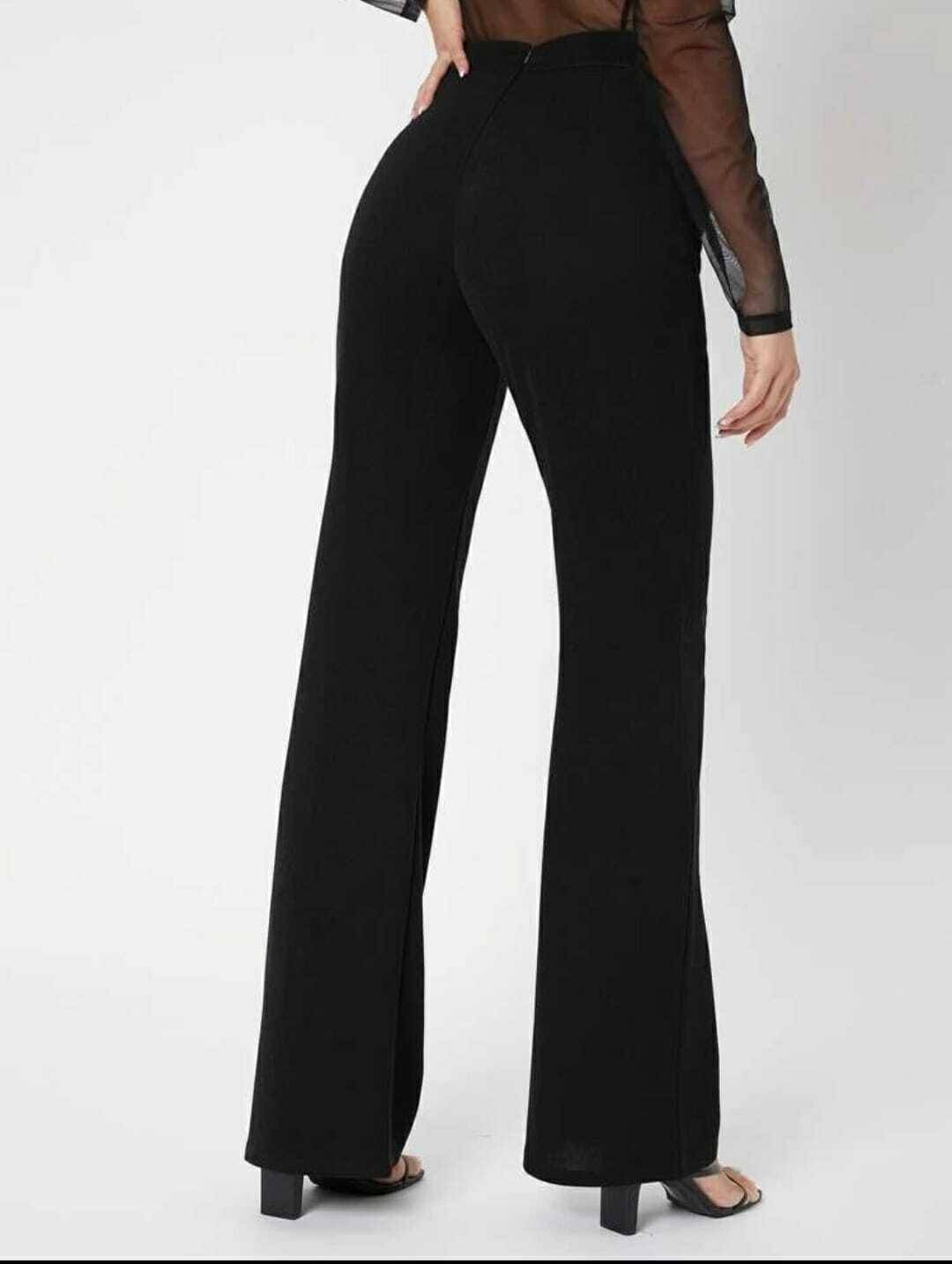     			Broadstar Pack of 1 Polyester Bootcut Women's Bootcut Pants ( Black )