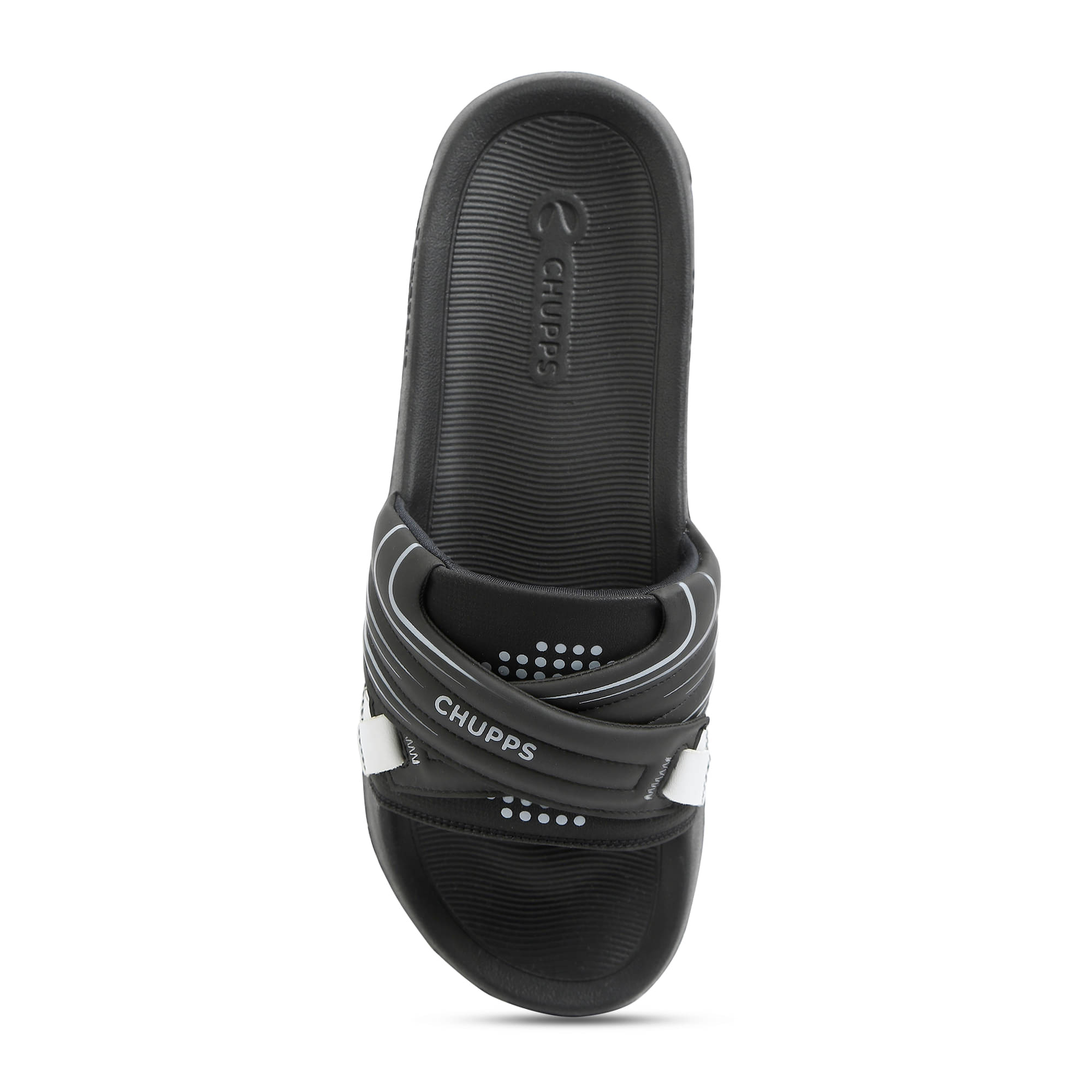     			CHUPPS Black Men's Slide Flip Flop