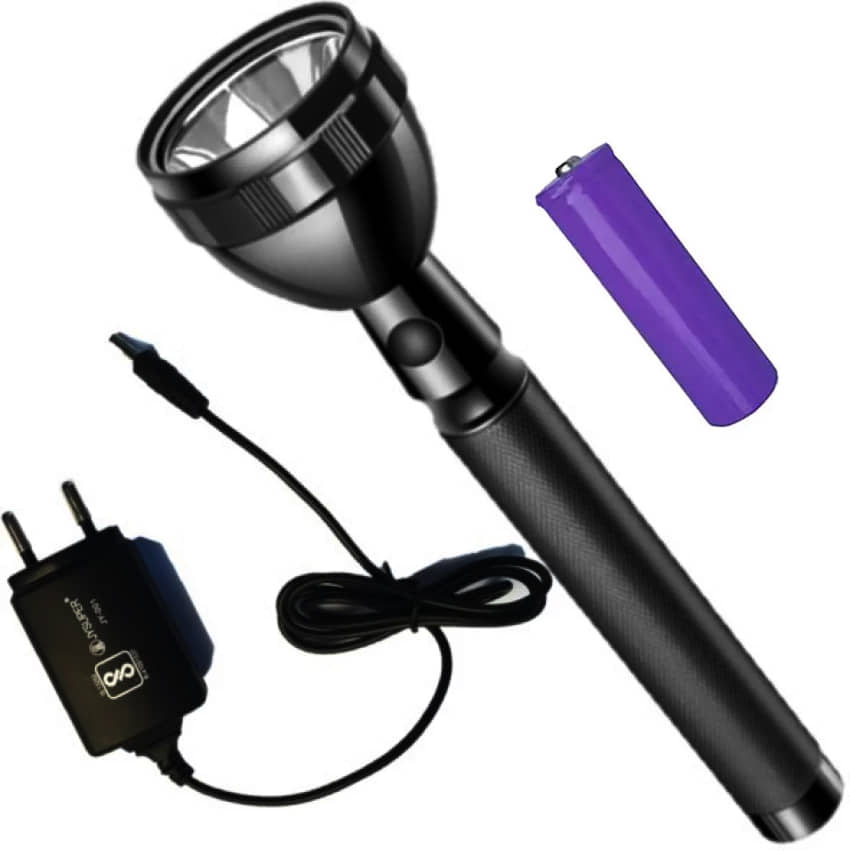 CRS - 2W Rechargeable Flashlight Torch ( Pack of 1 )