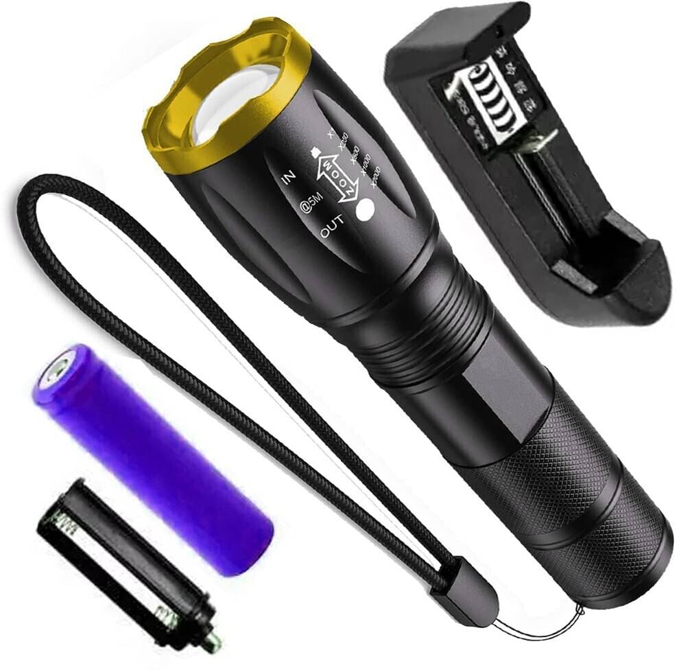     			CRS - 2W Rechargeable Flashlight Torch ( Pack of 1 )