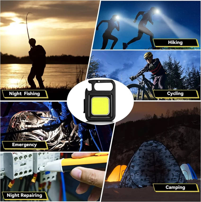     			CRS - 6W Rechargeable Flashlight Torch ( Pack of 1 )
