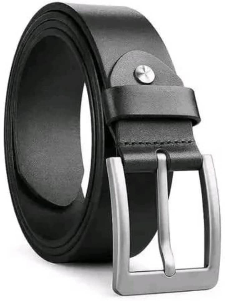 Classic World - Black Nylon Men's Formal Belt ( Pack of 1 )