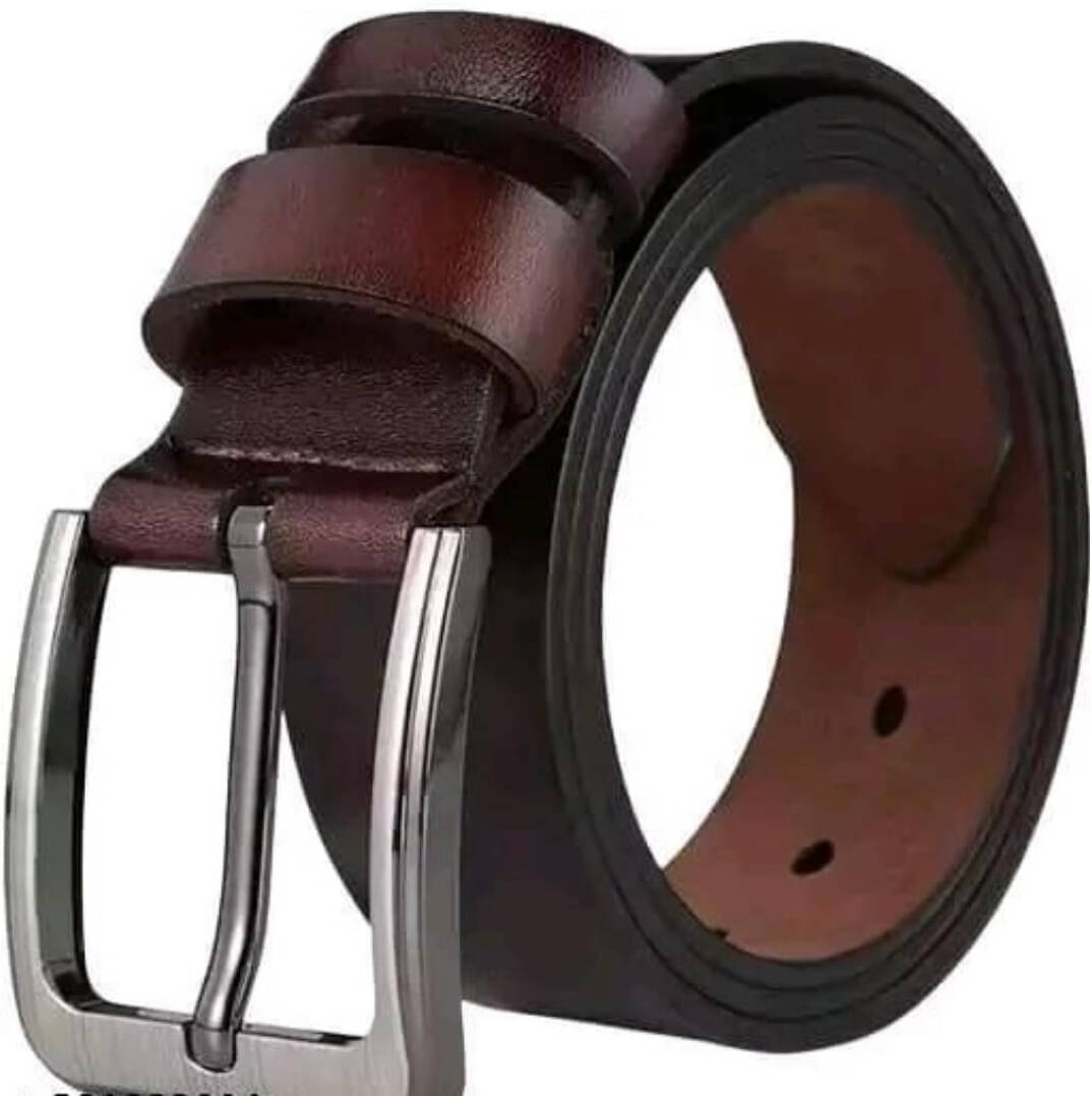     			Classic World - Brown 100% Leather Men's Formal Belt ( Pack of 1 )