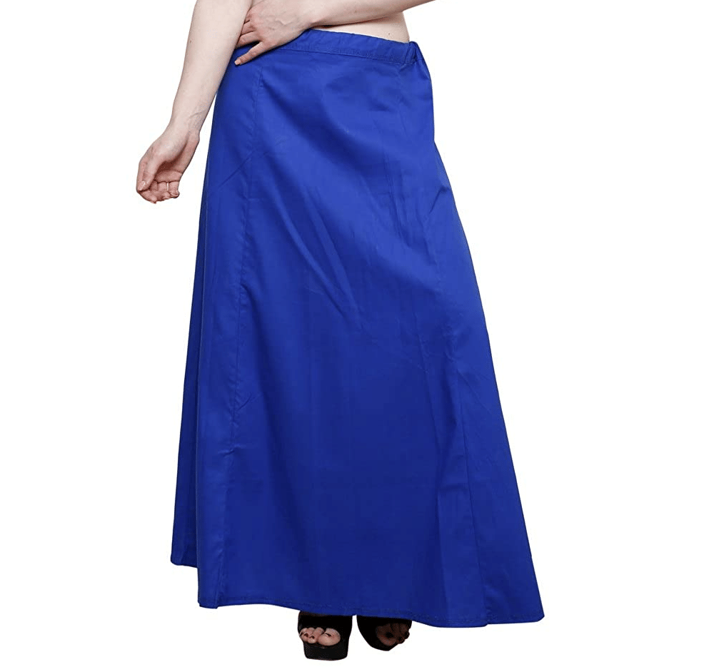     			D1 DIFFERENT ONE Blue Cotton Petticoat - Single