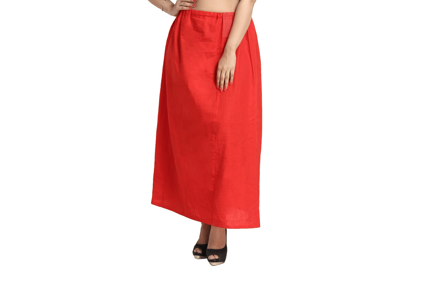 D1 DIFFERENT ONE Red Cotton Petticoat - Single D1 DIFFERENT ONE Red Cotton Petticoat - Single
