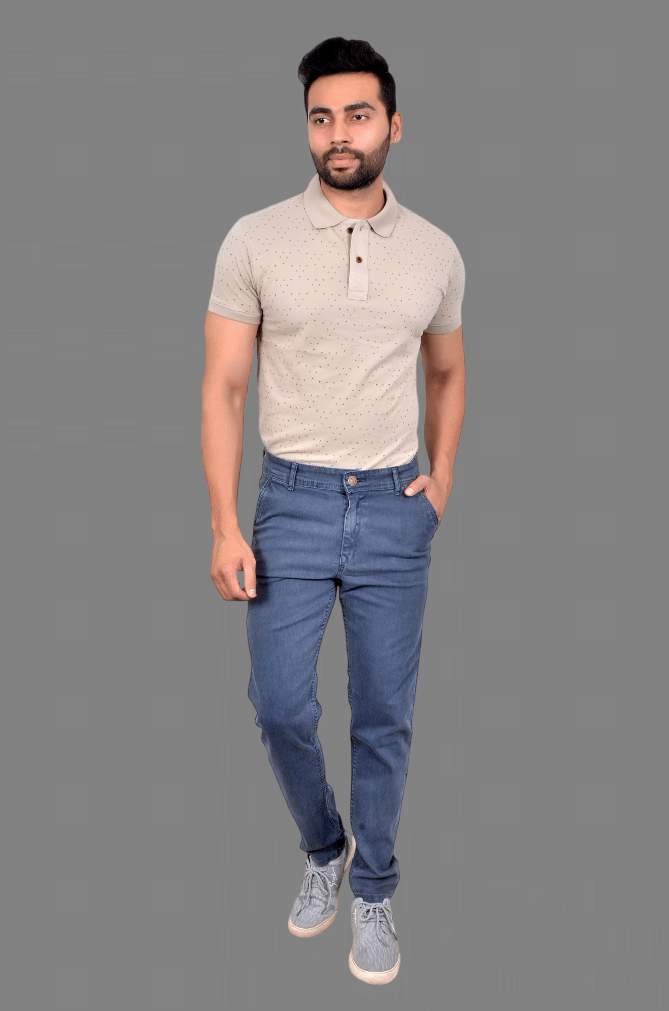     			DWIDEN Slim Fit Basic Men's Jeans - Dark Grey ( Pack of 1 )