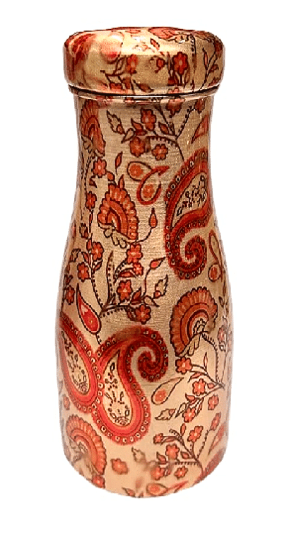 Dynore Bedroom Bottle Multicolor Copper Water Bottle 800 mL ( Set of 1 ) Dynore Bedroom Bottle Multicolor Copper Water Bottle 800 mL ( Set of 1 )
