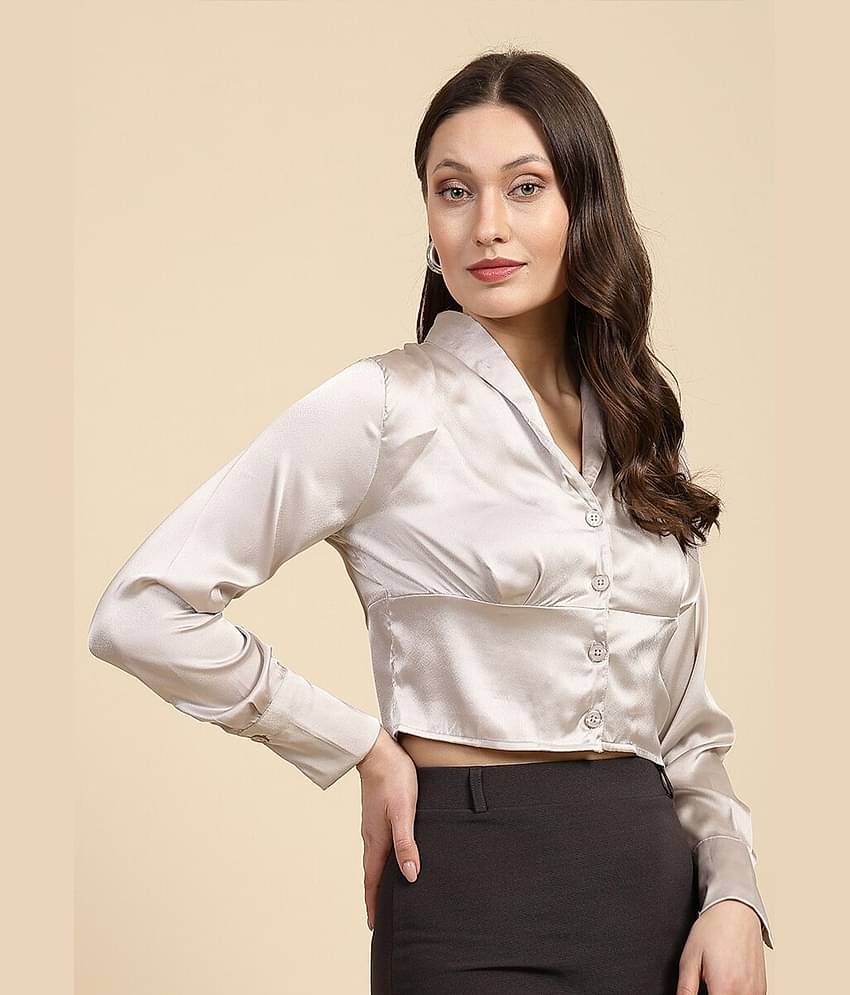 Freehand Women's Polyester Regular Top ( Black )