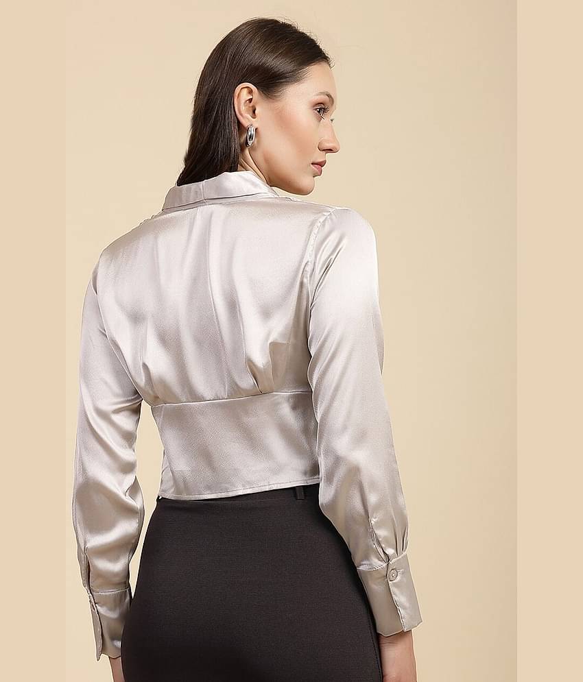 Freehand Women's Polyester Regular Top ( Black )